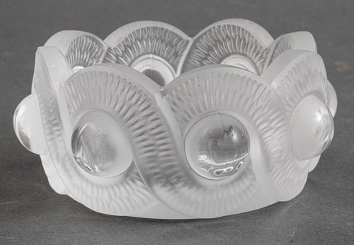 LALIQUE FROSTED CRYSTAL CANDY