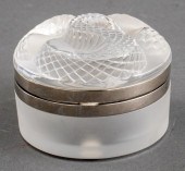 LALIQUE FROSTED CRYSTAL DRESSE
