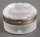 LALIQUE FROSTED CRYSTAL DRESSE