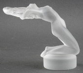 LALIQUE FROSTED CRYSTAL NAKED