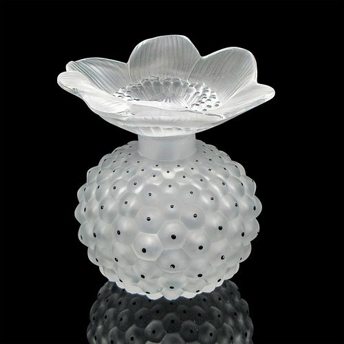 LALIQUE FROSTED PERFUME BOTTLE