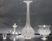 LALIQUE GLASS GROUPING FOUR (4