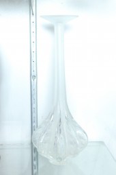 LALIQUE GLASS VASE DESIGNED BY