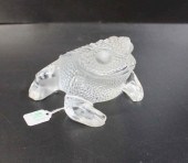 LALIQUE "GREGOIRE" CRYSTAL FRO