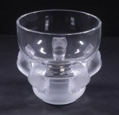 LALIQUE "HIBOUX" BOWL French A