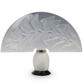 LALIQUE "HOKKAIDO" CRYSTAL LAM