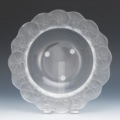LALIQUE HONFLEUR GERANIUM BOWL