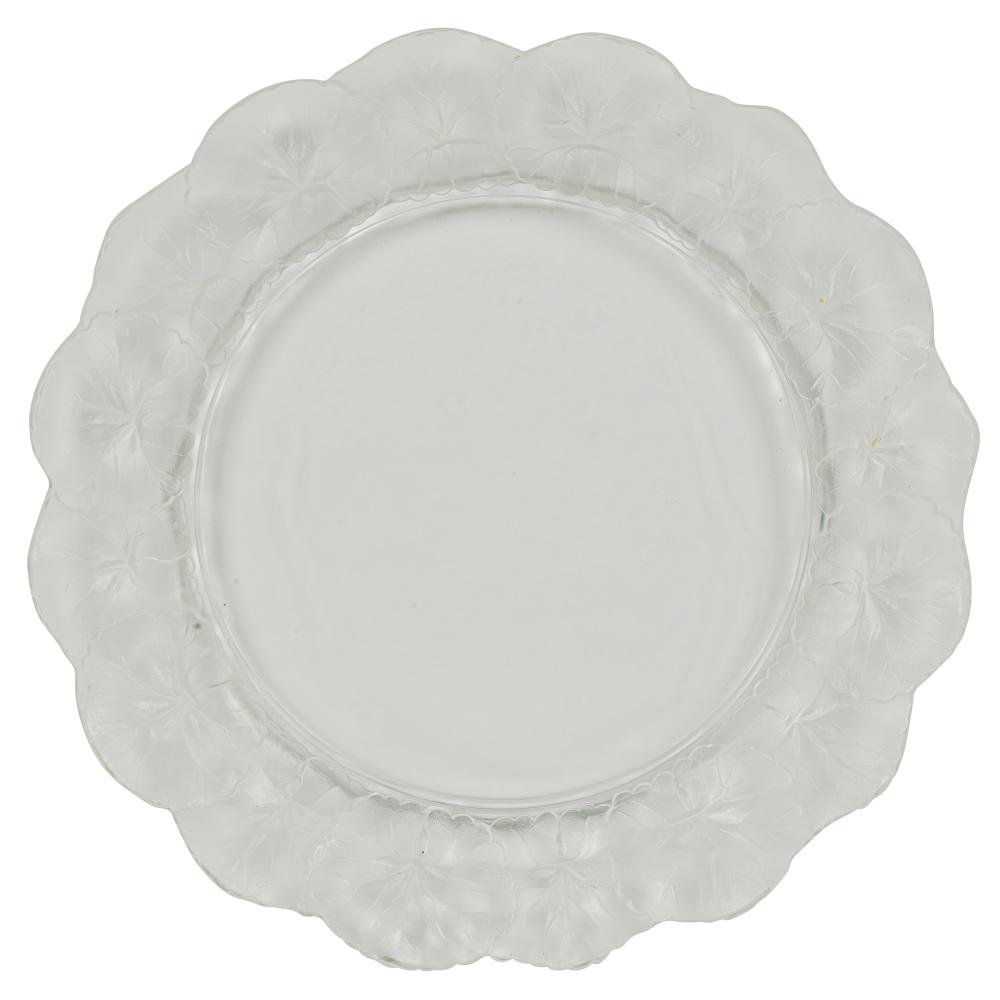 LALIQUE HONFLEUR MOLDED AND FROSTED