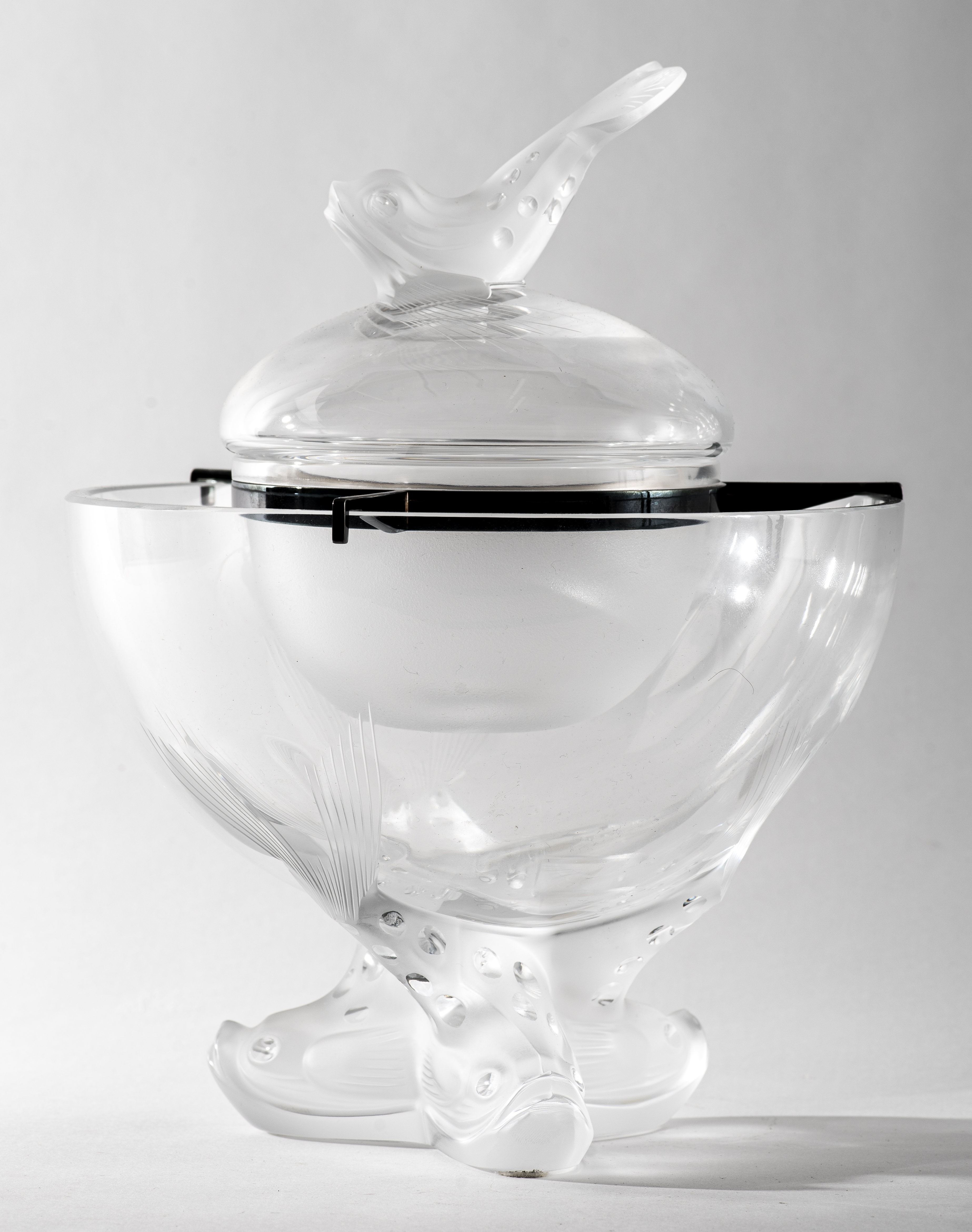 LALIQUE "IGOR" CAVIAR SERVER, KOI