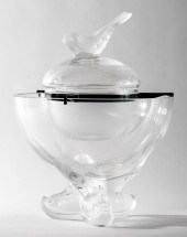 LALIQUE "IGOR" CAVIAR SERVER,