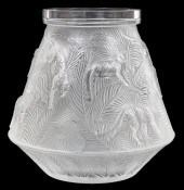 LALIQUE 'JAGUAR' CLEAR & FROST