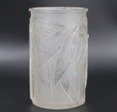 LALIQUE LAURIER VASE. A Laliqu