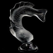 LALIQUE "LEAPING FISH" CRYSTAL