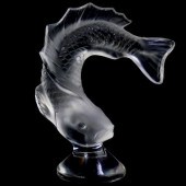 LALIQUE "LEAPING FISH" CRYSTAL
