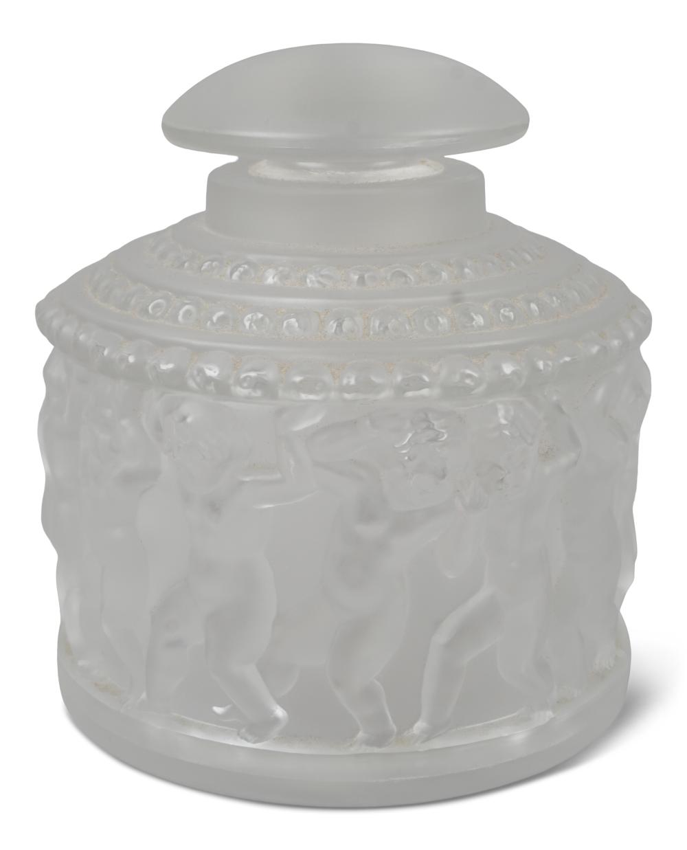 LALIQUE 'LES ENFANTS' FROSTED GLASS