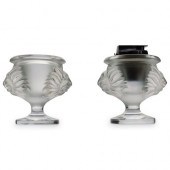 LALIQUE LION LIGHTER & CIGARET