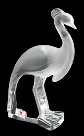 LALIQUE LOUISIANE CRYSTAL PEAC
