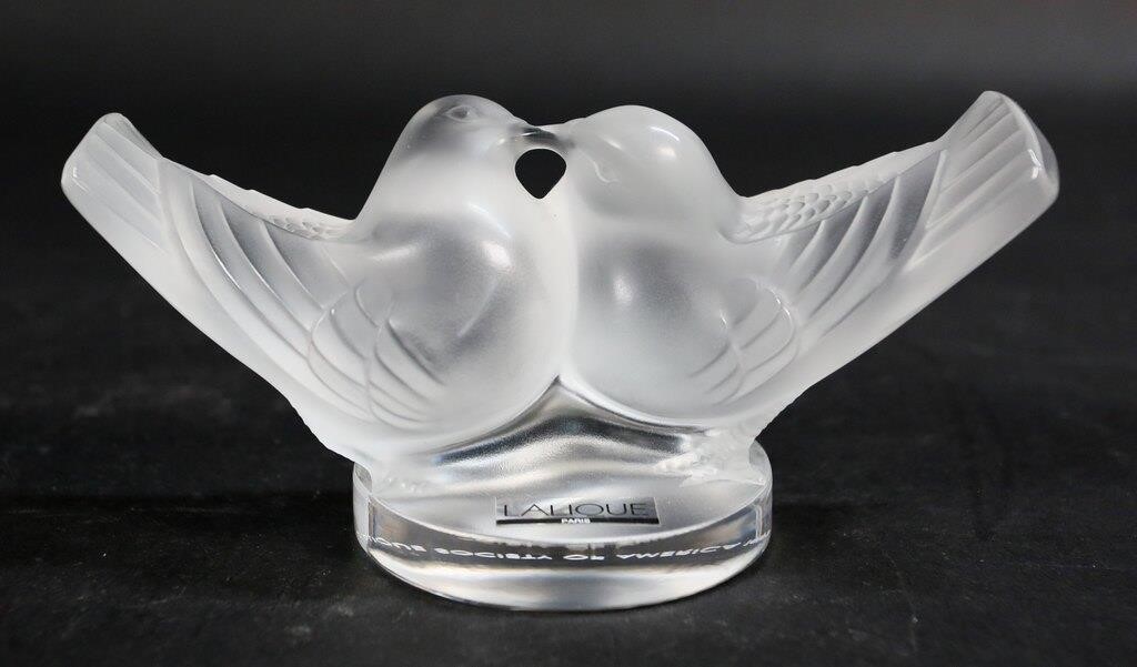 LALIQUE LOVEBIRDS