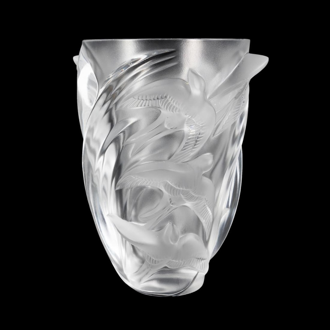 LALIQUE 'MARTINETS? FROSTED GLASS