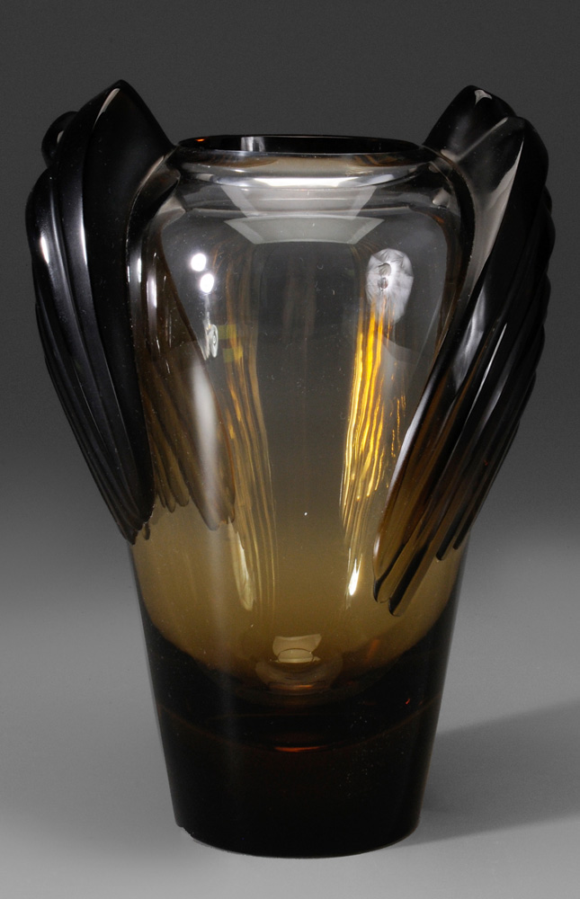 Lalique Martinique Winged Vase
