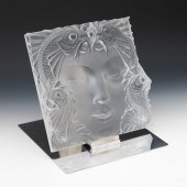 LALIQUE "MASQUE DE FEMME" PLAQ