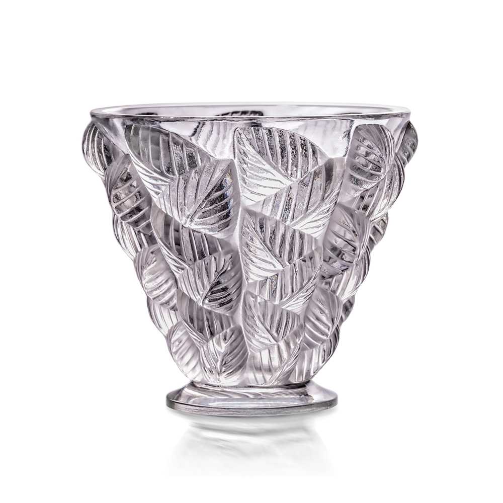 LALIQUE MOISSAC VASE, NO. 2056