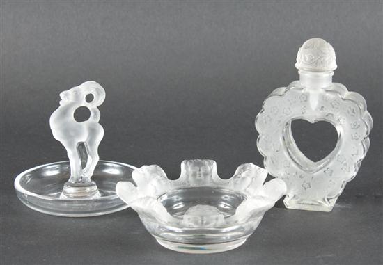 Lalique molded and frosted