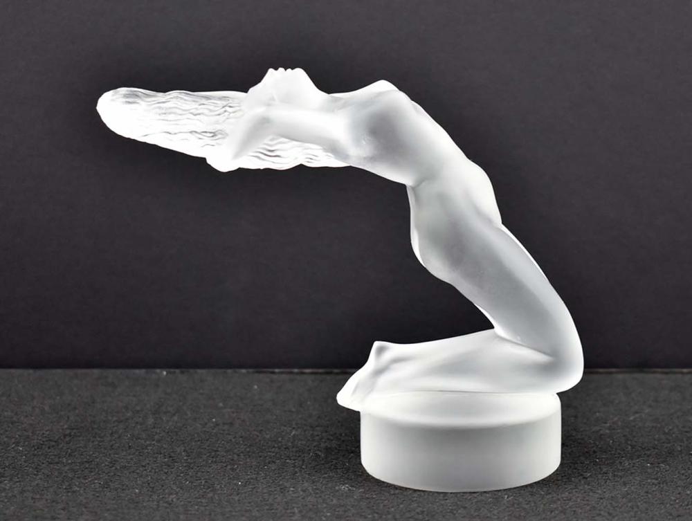 LALIQUE MOLDED AND FROSTED GLASS
