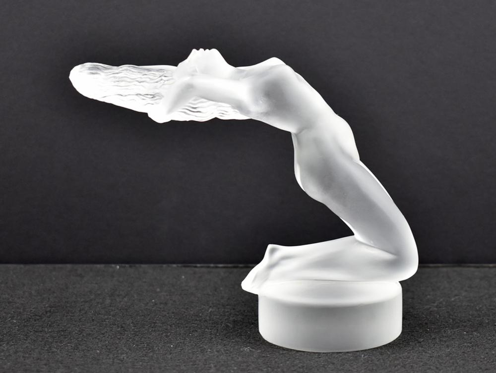 LALIQUE MOLDED AND FROSTED GLASS