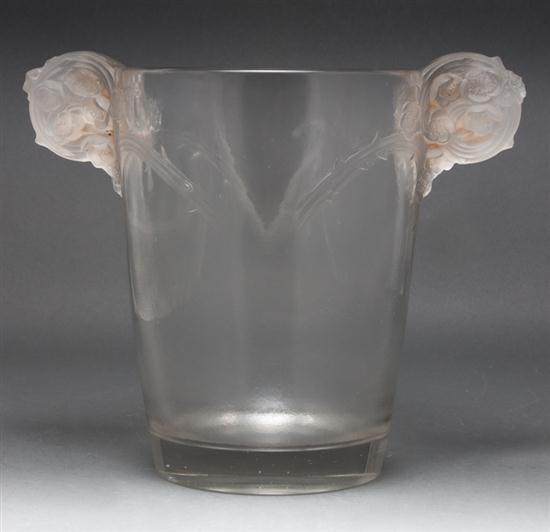 Lalique molded and partially