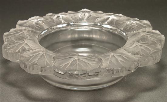 Lalique molded and partially