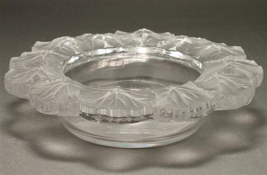 Lalique molded and partially