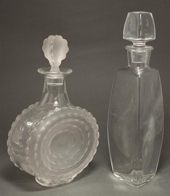 Lalique molded and partially