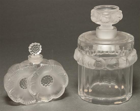 Lalique molded and partially