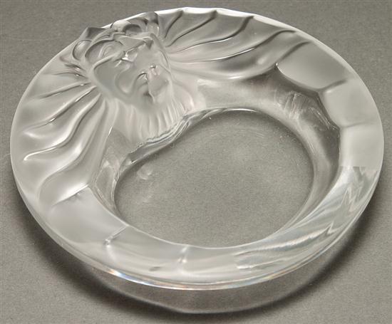Lalique molded and partially