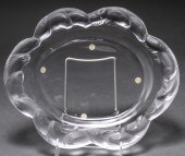 LALIQUE MOLDED & FROSTED DISH