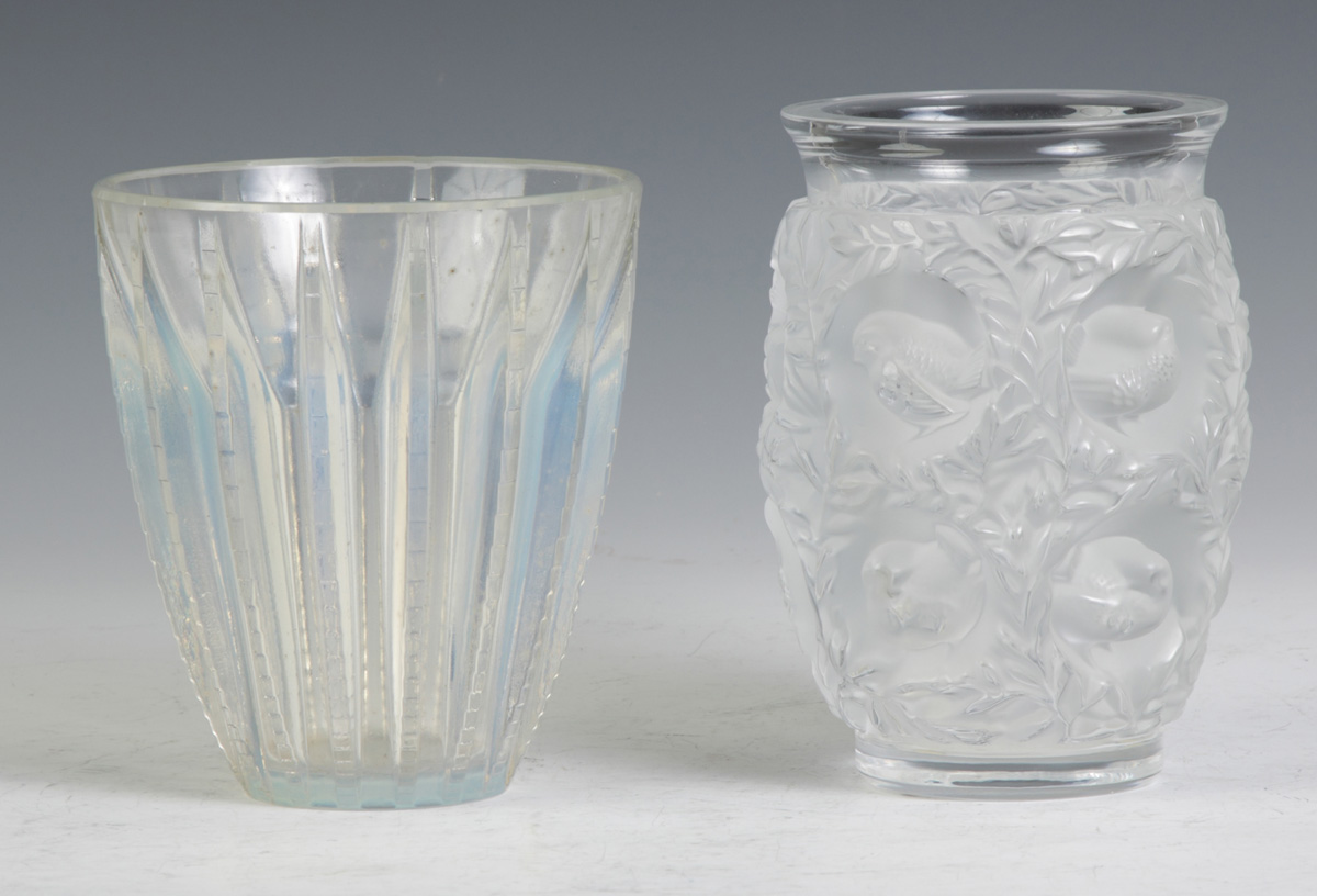 Lalique Molded & Frosted VaseWith