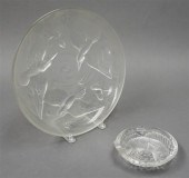 LALIQUE MOLDED GLASS SMALL BOW