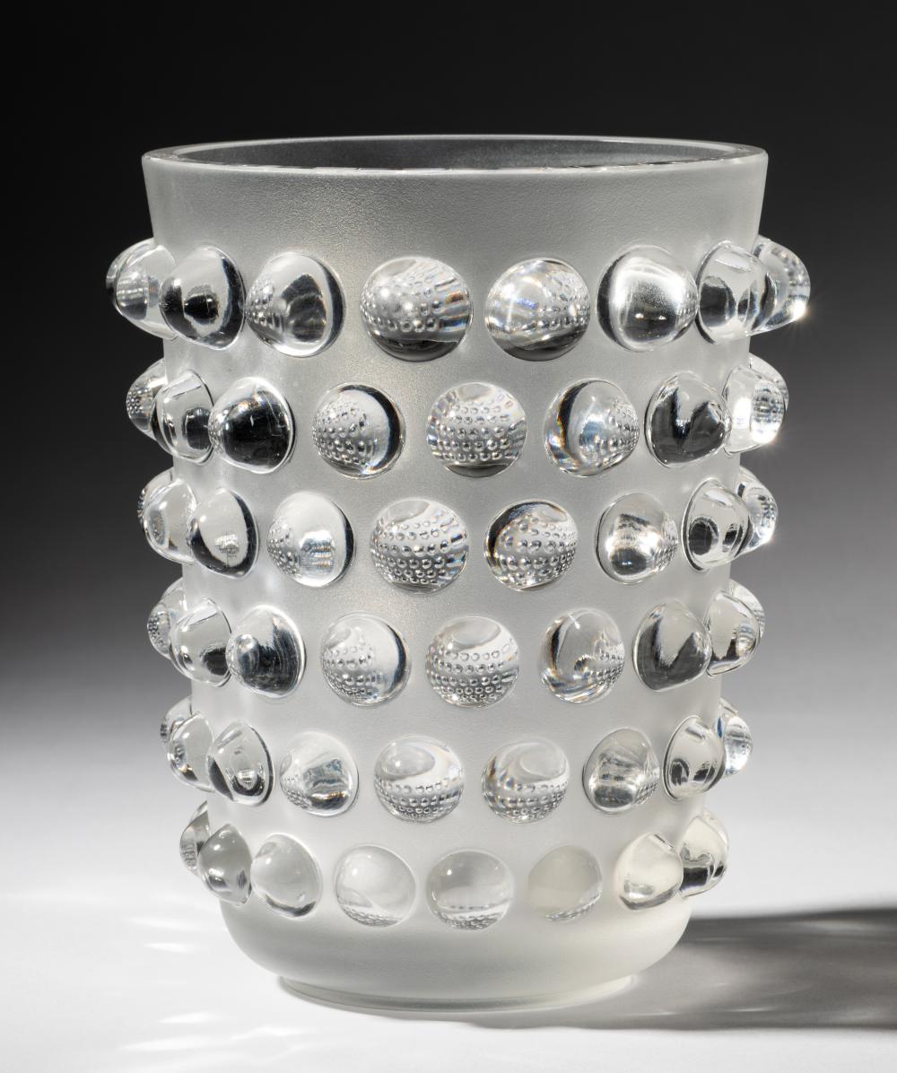 LALIQUE MOLDED GLASS VASELalique