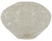 LALIQUE MOLDED GLASS VASEmarke