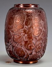 LALIQUE MONNAIE DU PAPE VASERe