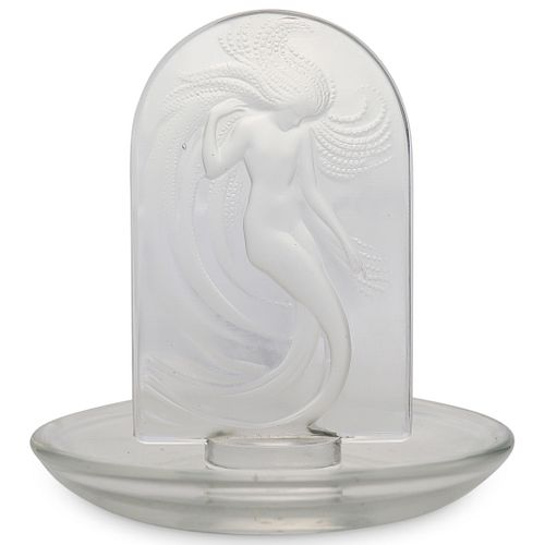 LALIQUE "NAIAD" CRYSTAL PIN