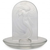 LALIQUE "NAIAD" CRYSTAL PIN TR
