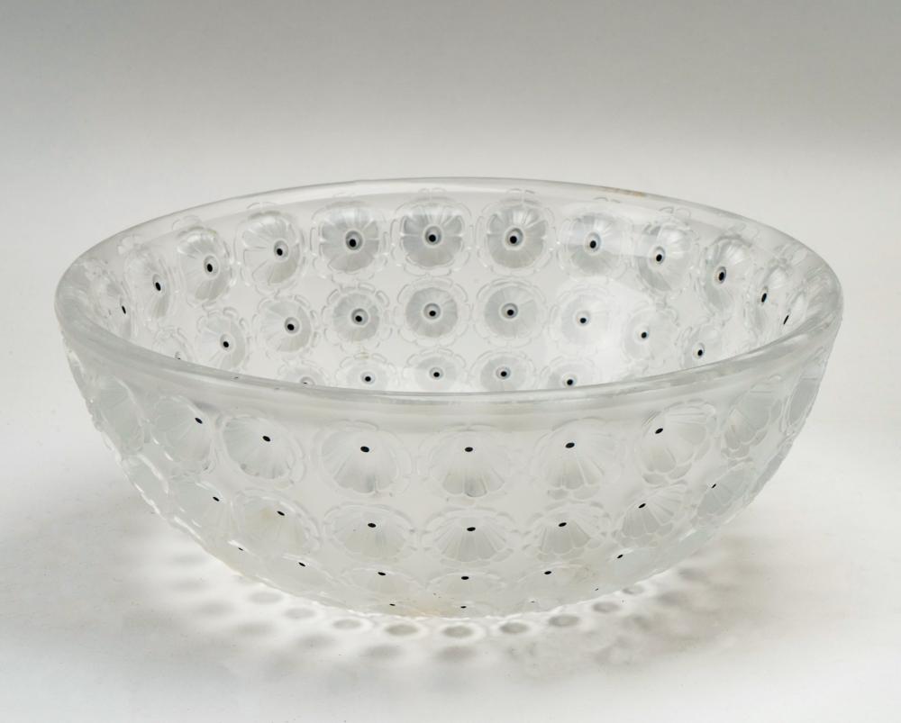 LALIQUE NEMOURS GLASS BOWLLalique