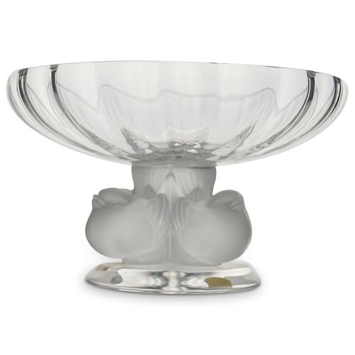 LALIQUE NOGENT CRYSTAL PEDESTAL