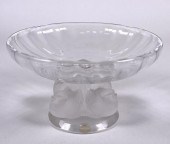 LALIQUE NOGENT SPARROW COMPOTE