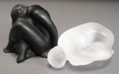 LALIQUE 'NOIR' CRYSTAL FIGURE