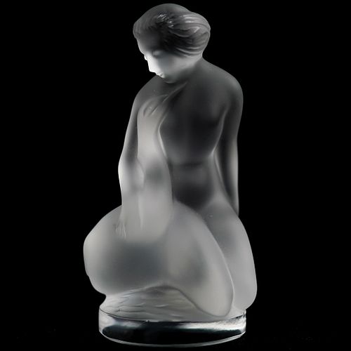 LALIQUE "NUDE-LEDA AND SWAN"