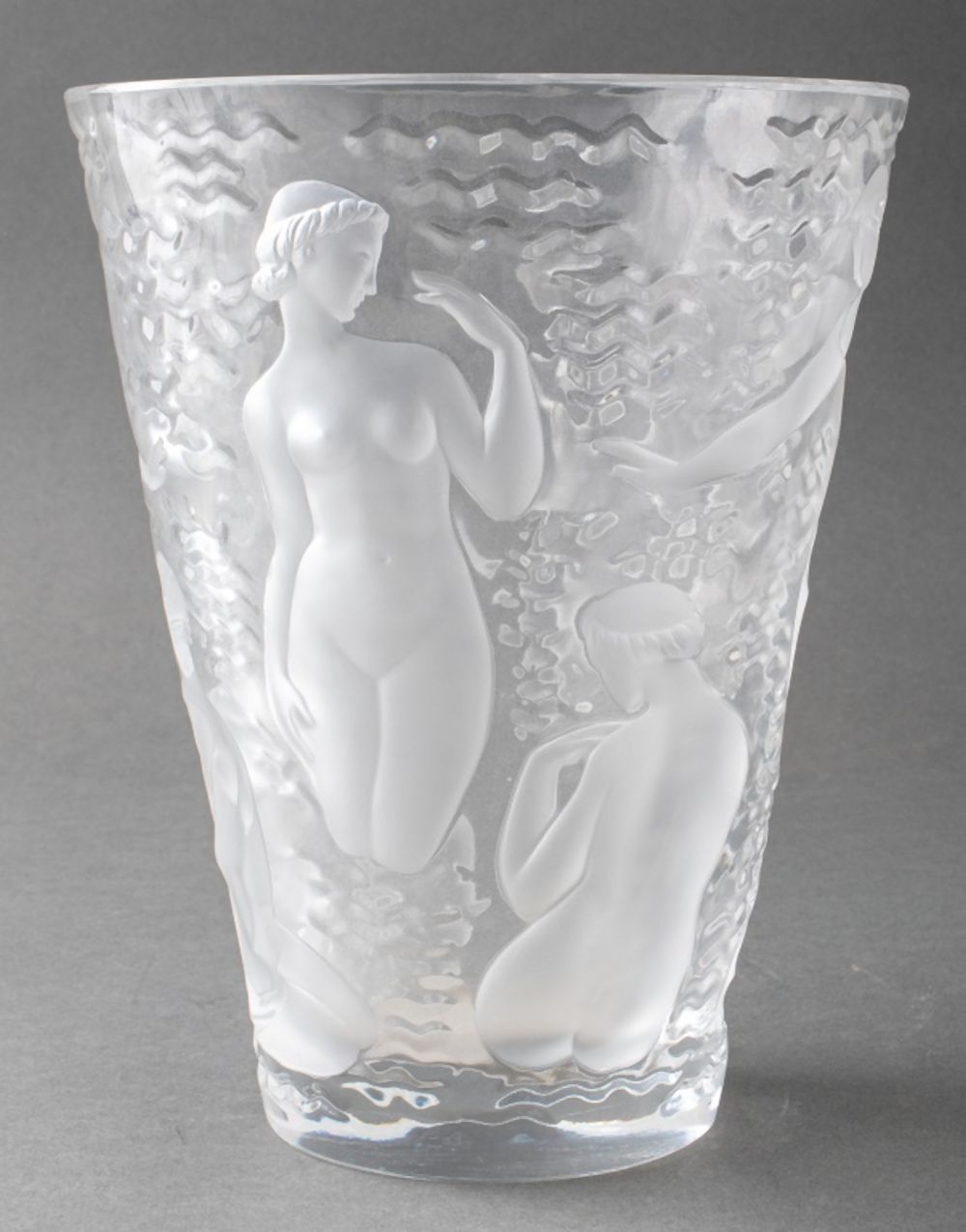 LALIQUE "ONDINES" FROSTED NUDES