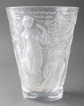 LALIQUE "ONDINES" FROSTED NUDE